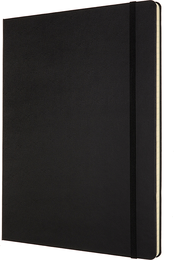 Moleskine Classic Märkmeraamatud XXL 192 lehte mustad paelaga kõvad köited
