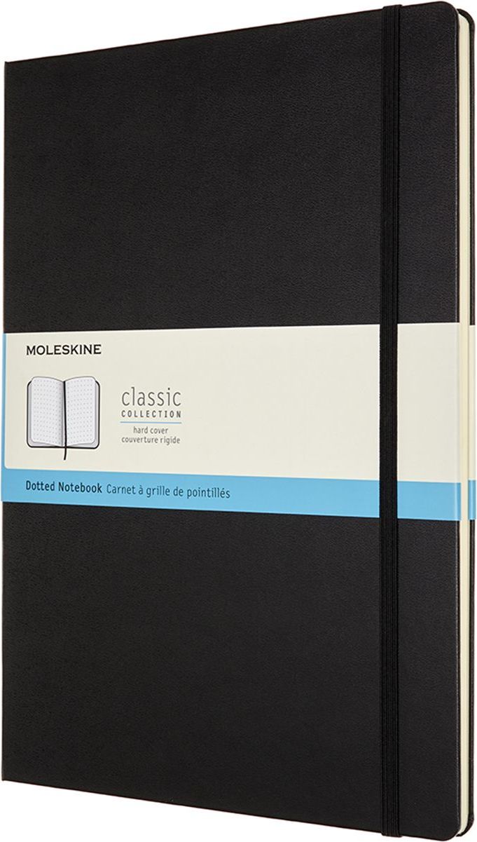 Moleskine Classic Notes A4 192 pages black spotted hardcover