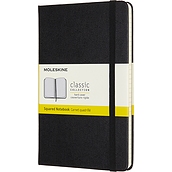 Moleskine Classic Notizbuch M 208 Seiten schwarz kariert harter Einband