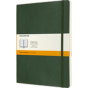Moleskine Classic Notizbuch XL 192 Seiten Waldgrün liniert weicher Einband