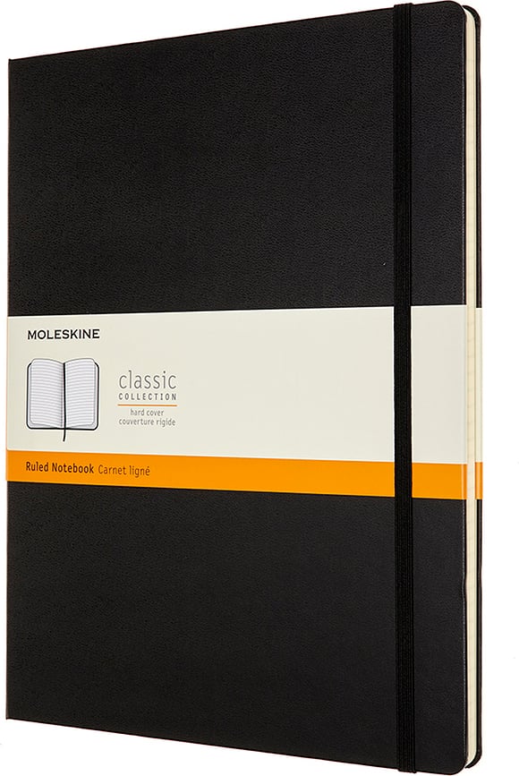 Moleskine Classic Notizbuch XXL 192 Seiten schwarz liniert harter Einband