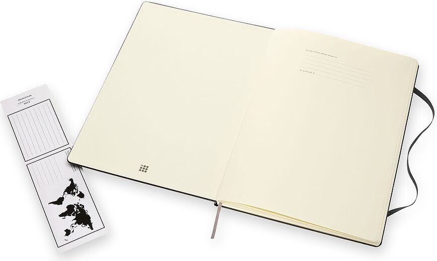 Moleskine Classic Σημειωματάριο με τελείες, σκληρό εξώφυλλο, A4, 192 σελίδες, μαύρο