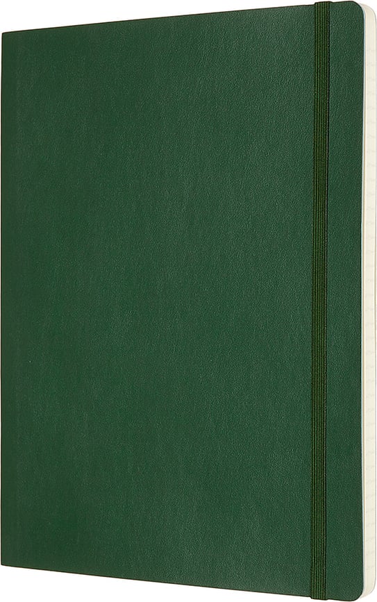 Moleskine Classic XL Bilježnica s crtama 192 stranice šumsko zelena meke korice