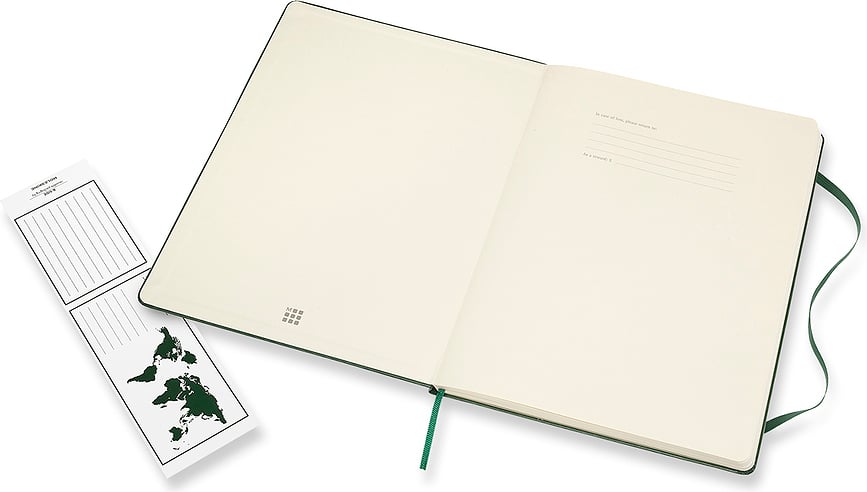 Moleskine Classic XL Bilježnica točkasta tvrdi uvez 192 stranice šumsko zelena