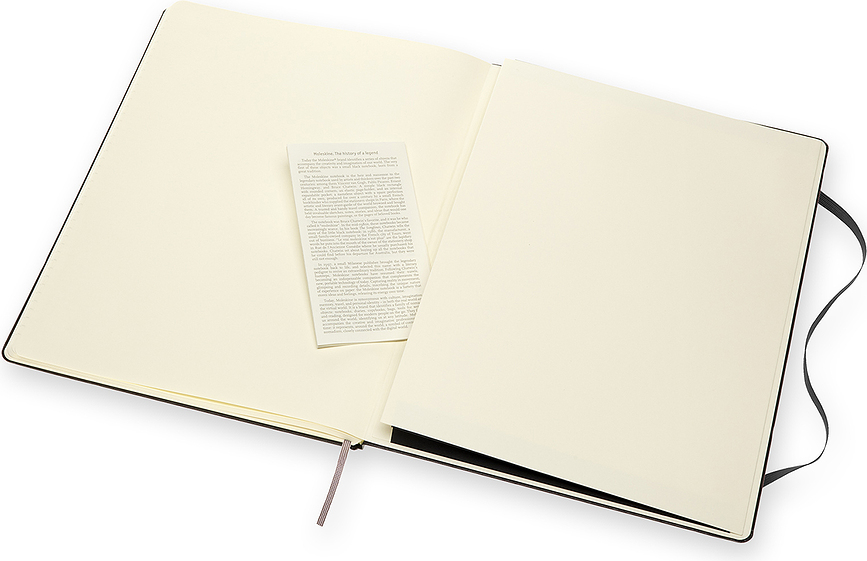 Moleskine Classic XXL Beležnica črtasta, trda vezava, 192 strani, črna