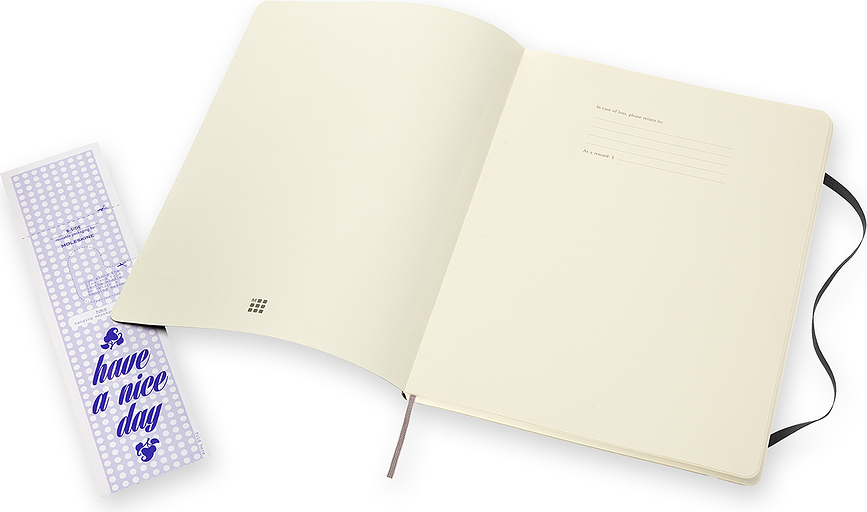 Moleskine Classic XXL Carnet à Couverture Souple, 192 pages, pointillé, noir