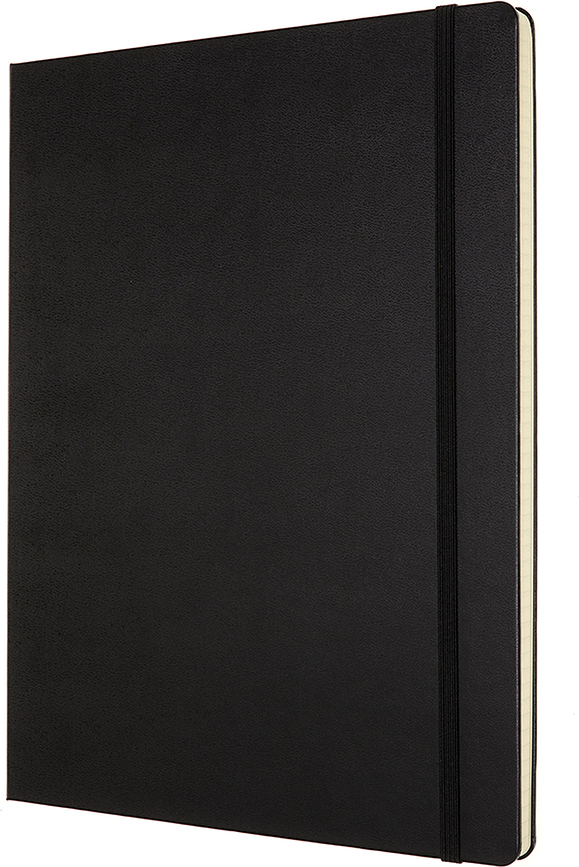 Moleskine Classic XXL Σημειωματάριο, με καρό, σκληρό εξώφυλλο, 192 σελίδες, μαύρο