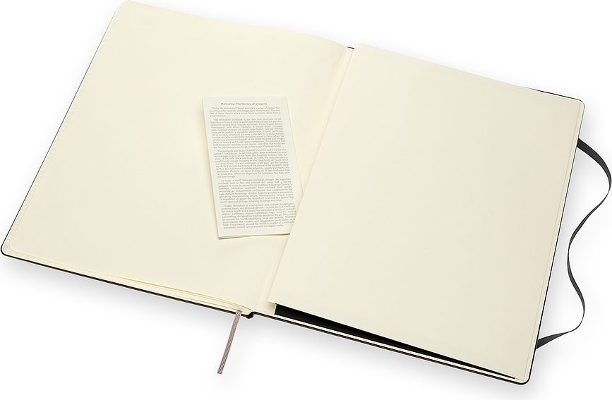 Moleskine Classic XXL Σημειωματάριο, με καρό, σκληρό εξώφυλλο, 192 σελίδες, μαύρο