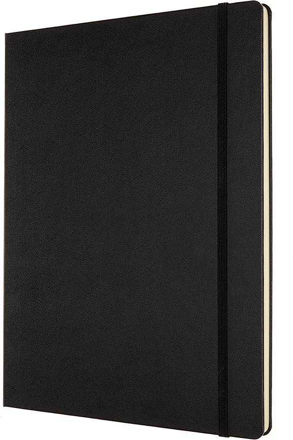 Moleskine Classic Zvezek s pikami, trda vezava, XXL, 192 strani, črn