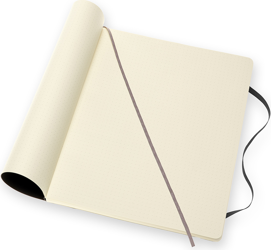 Moleskine Classic Zvezek s pikami XXL, 192 strani, črn, mehka vezava