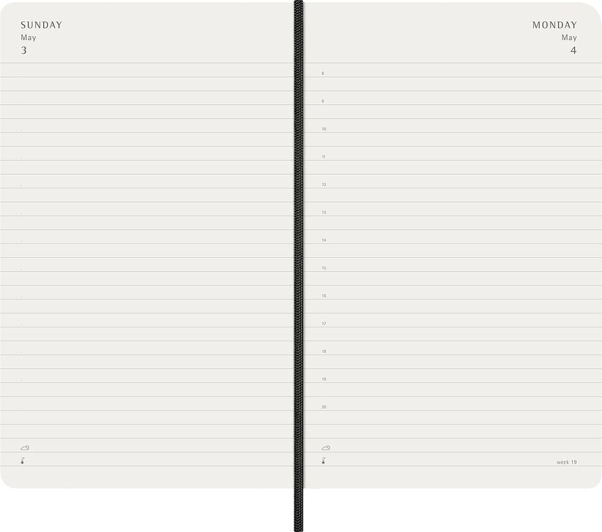 Moleskine Dnevnik dnevni 2026 12 mjeseci meki uvez L zeleni