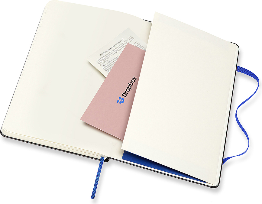 Moleskine Dropbox Smart Carnet ligné, taille L, à couverture rigide