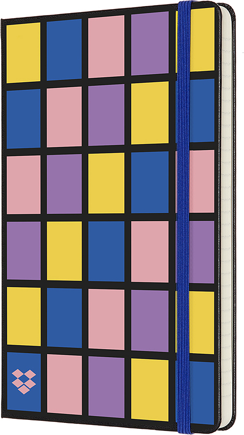 Moleskine Dropbox Smart Σημειωματάριο, ριγέ, σκληρό εξώφυλλο, L