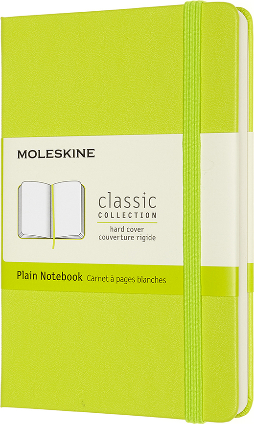 Moleskine Joonimata märkmik P laimiroheline kõva köide