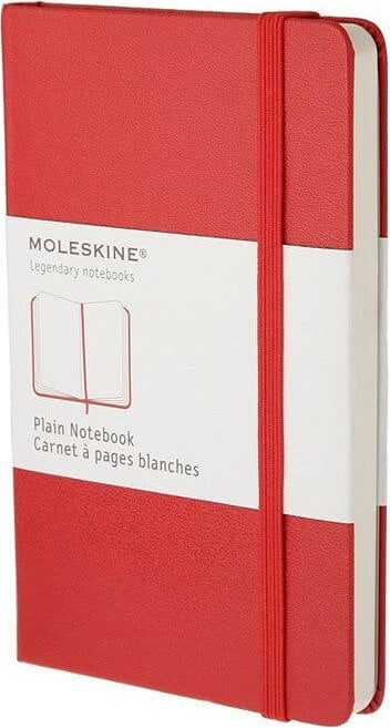 Moleskine L Notizbuch rot glatt