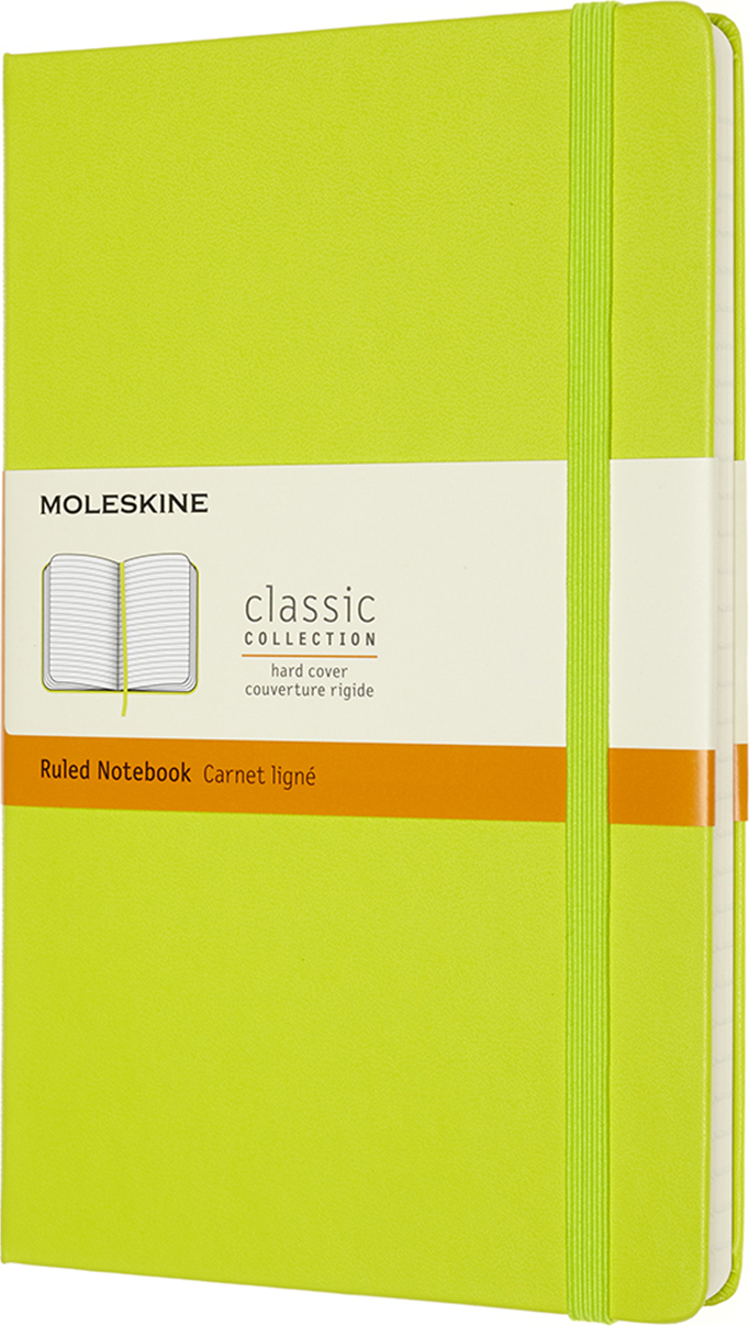 Moleskine Liniertes Notizbuch L Limette