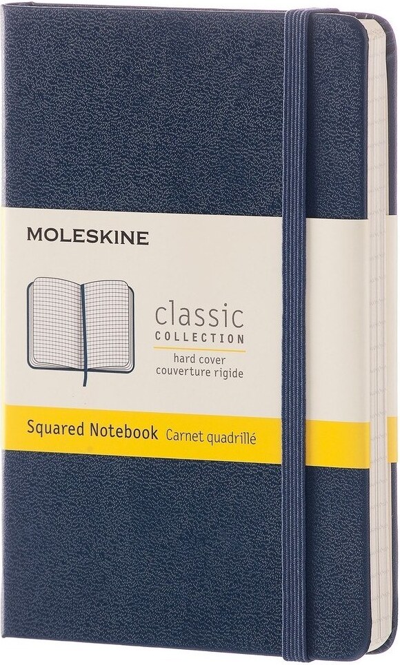 Moleskine Liniertes Notizbuch P saphirblau harter Einband