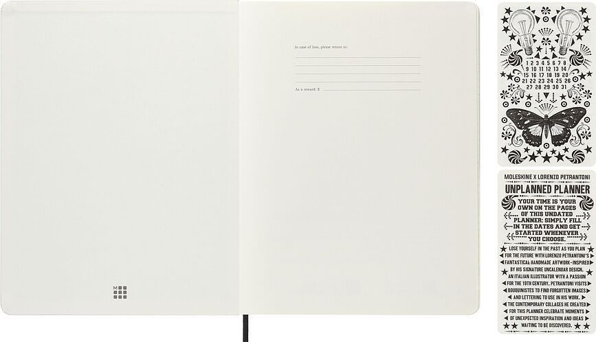 Moleskine Lorenzo Petrantoni Planer tvrdi XL u poklon kutiji