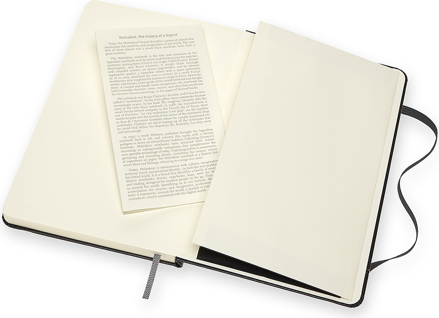 Moleskine Σημειωματάριο Σκίτσων Μ, 88 σελίδες, 165 g/m², σκληρό εξώφυλλο, μαύρο