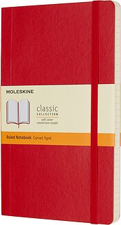 Moleskine Märkmeraamatud L 192 lehekülge paelaga pehmed köited