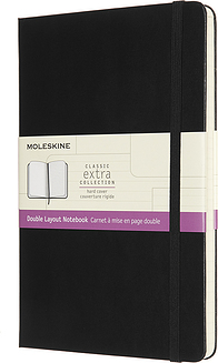 Moleskine Märkmeraamatud L 192 lehekülge sile ja voodriga kõvad köited