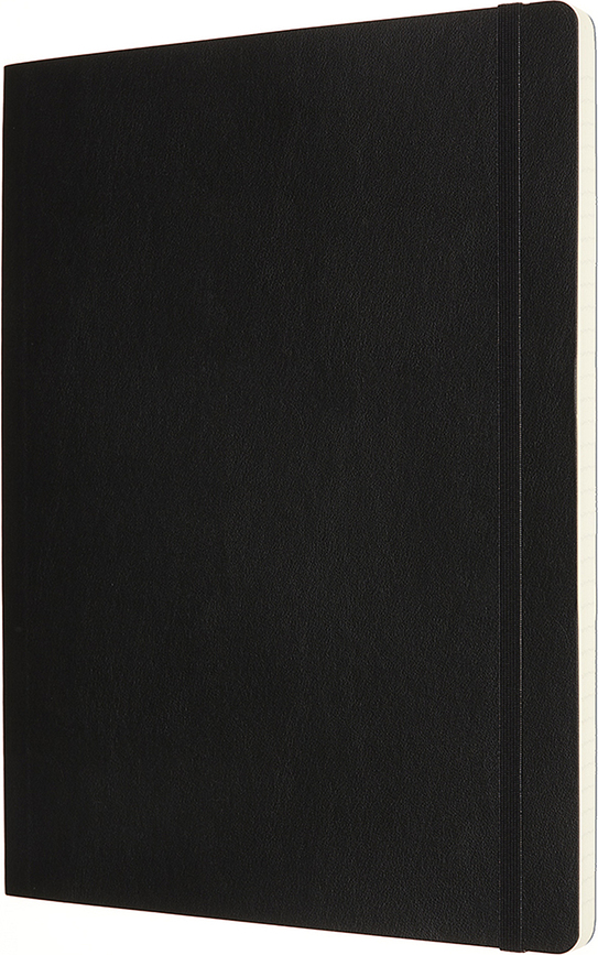 Moleskine Märkmeraamatud XL 192 lehekülge mustad sile ja voodriga pehmed köited