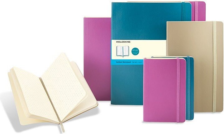 Moleskine P Carnet à points, couverture souple, noir