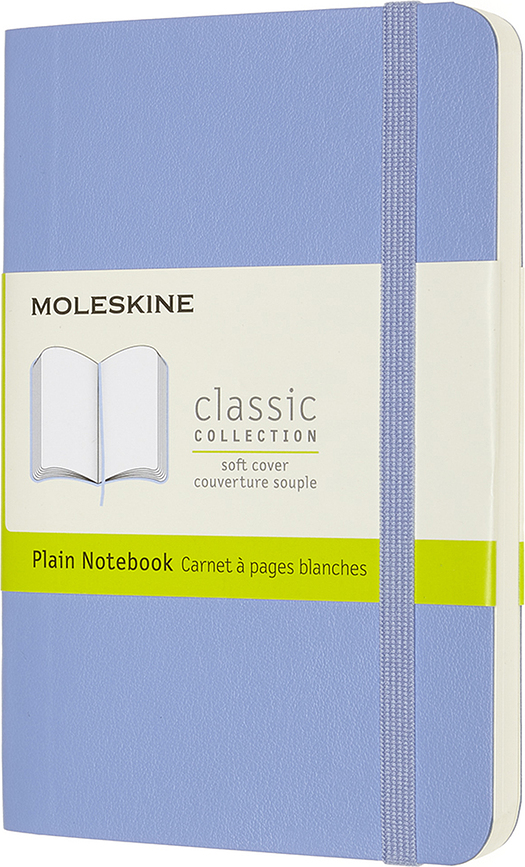 Moleskine P Carnet, pages lisses, couverture souple, bleu ciel