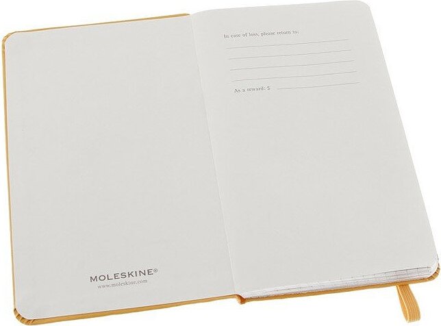 Moleskine P Σημειωματάριο, λευκό, σκληρό εξώφυλλο, πράσινο του δάσους