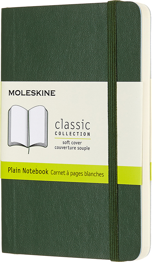 Moleskine P Σημειωματάριο λευκό, μαλακό εξώφυλλο