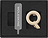 Moleskine Pin Bokstav Q, guld