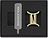 Moleskine Pin Zodiac Gemini, guld