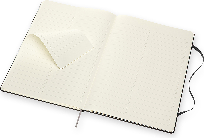 Moleskine Pro Beležnica črtasta, trda vezava, A4, 192 strani, črna