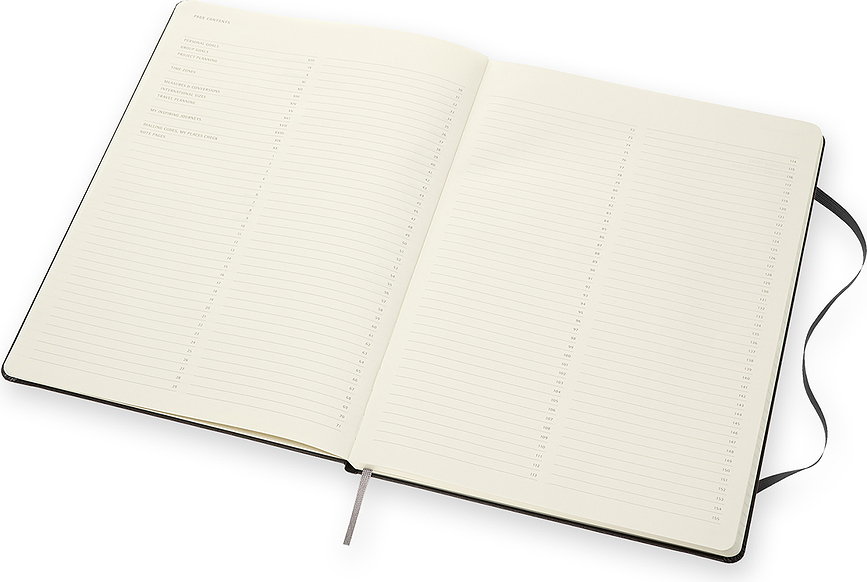 Moleskine Pro Beležnica črtasta, trda vezava, A4, 192 strani, črna
