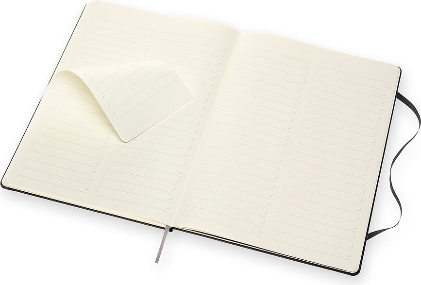 Moleskine Pro Bilježnica na crte tvrdi uvez A4 192 stranice crna