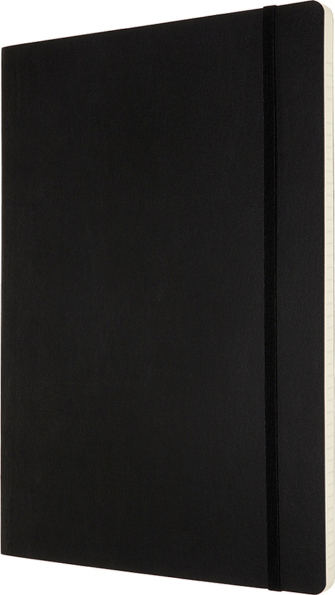 Moleskine Pro Märkmeraamatud A4 192 lehekülge mustad paelaga pehmed köited