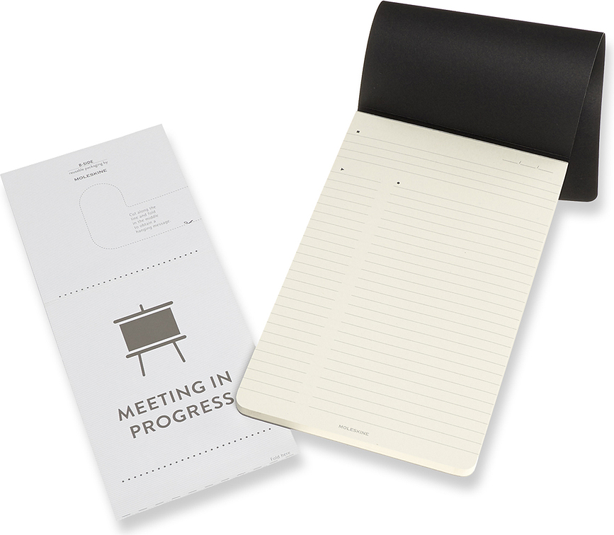 Moleskine Pro Pad L Beležnica reporterska, črna, mehka vezava
