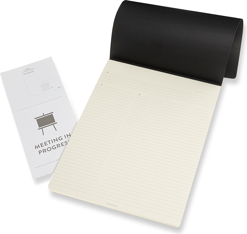 Moleskine Pro Pad Letter Carnet professionnel, format Lettre, noir, couverture souple