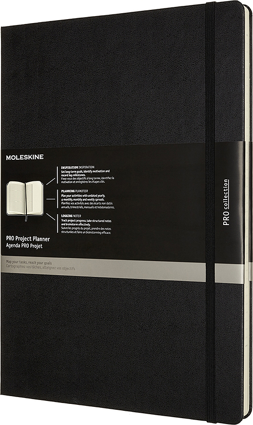 Moleskine PRO Project Planner Notizbuch A4