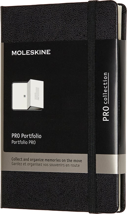 Moleskine Pro Visitenkartenetui P schwarz mit Trennfächern