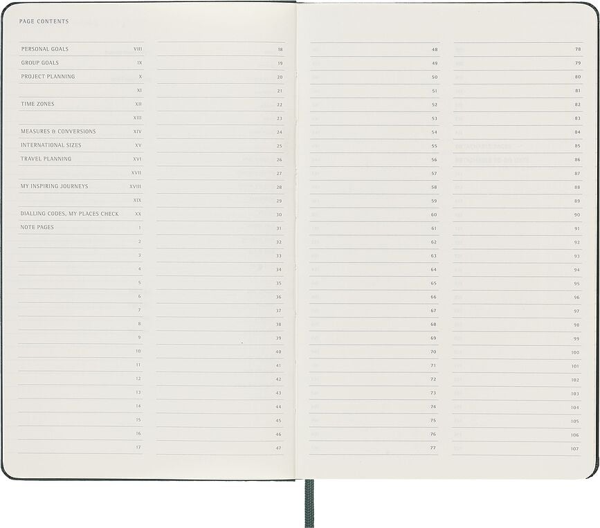 Moleskine Professional Bilježnica L na crte 240 stranica tvrdi uvez crna