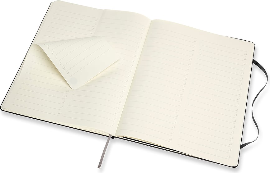 Moleskine Professional Bilježnica na crte XXL 192 stranice crna tvrdi uvez