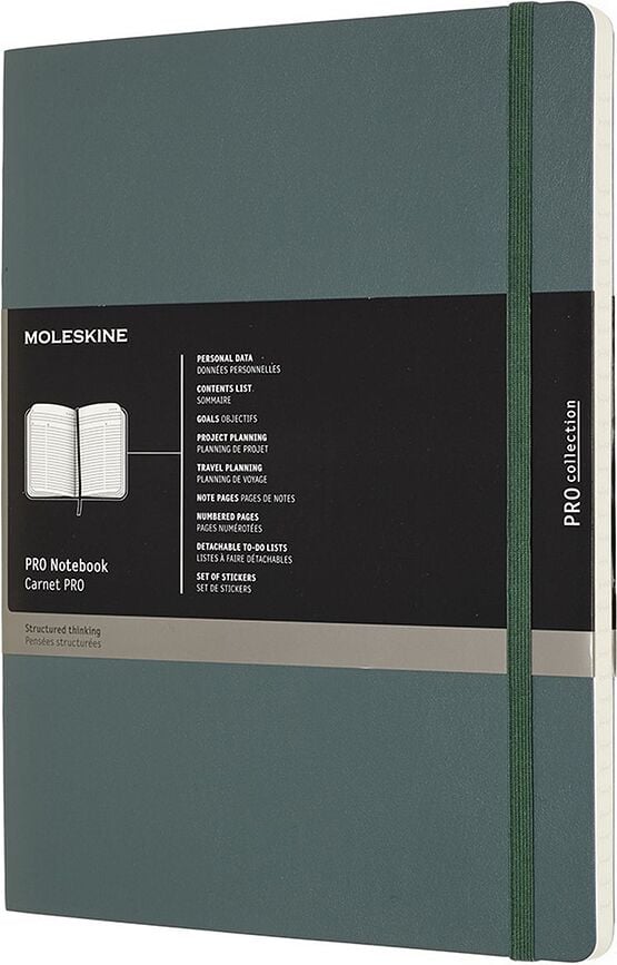 Moleskine Professional Notizbuch XL 192 Seiten liniert weicher Einband