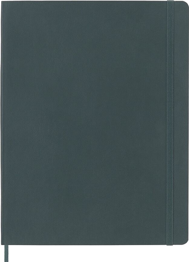 Moleskine Professional XL Carnet ligné, 192 pages, vert, couverture souple