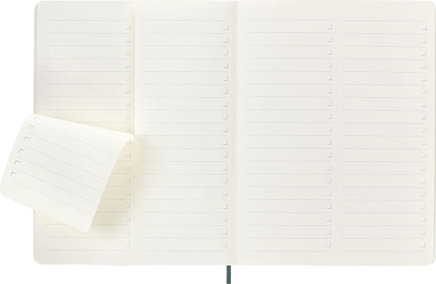 Moleskine Professional XL Carnet ligné, 192 pages, vert, couverture souple