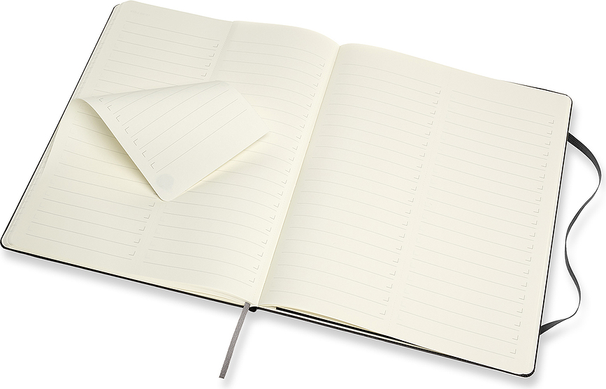 Moleskine Professional XXL Carnet ligné, couverture rigide, 192 pages, noir