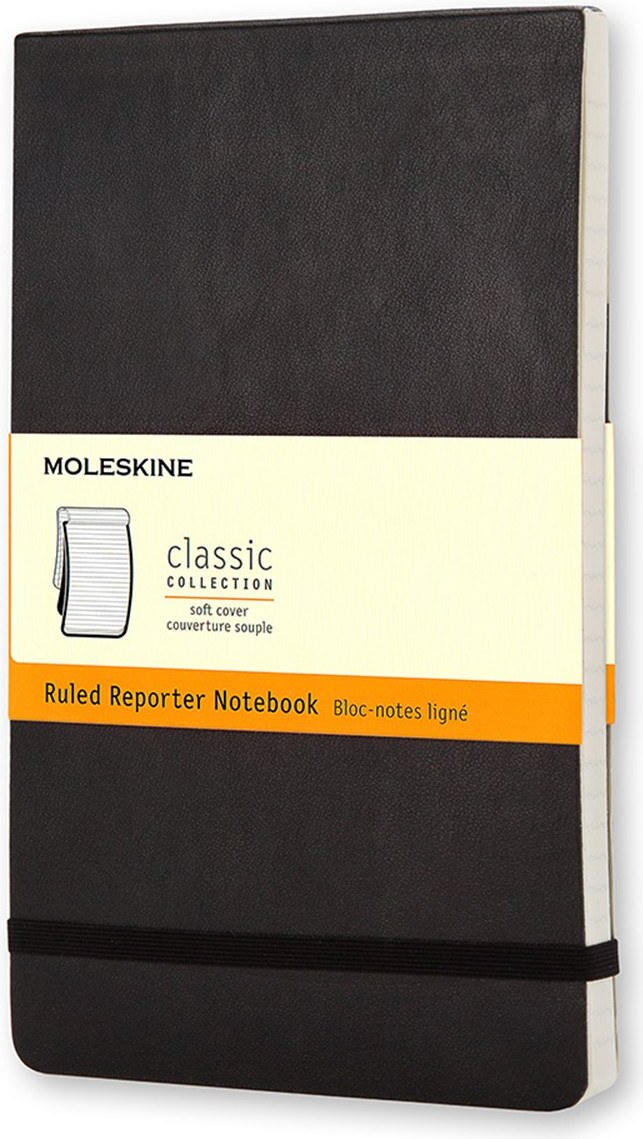 Moleskine Reporterblock Taschen in weichem Einband liniert