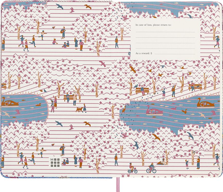Moleskine Sakura Carnet ligné, Grand format, édition limitée, dans un coffret cadeau