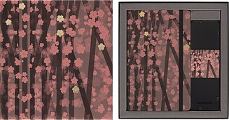 Moleskine Sakura Märkmeraamatud L värvipliiatsite komplektiga kinkekarbis 2 tk.