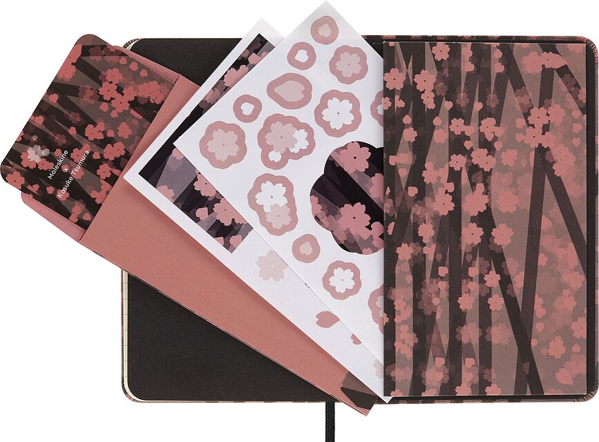 Moleskine Sakura Märkmeraamatud P roosa-pruun paelaga piiratud väljaanded